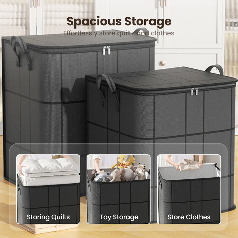 🛏️ 50% OFF NOW! 🔥 Dust-Proof Comforter and Bedding Organizer – Zippered & breathable – Extra large capacity, clear window – perfect for seasonal storage or travel 🧳