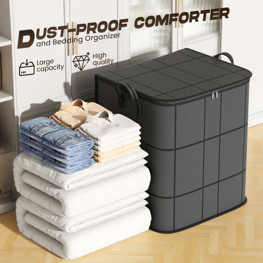 🛏️ 50% OFF NOW! 🔥 Dust-Proof Comforter and Bedding Organizer – Zippered & breathable – Extra large capacity, clear window – perfect for seasonal storage or travel 🧳