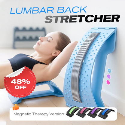 🎁2026 New Arrivals 40% OFF💥Magnetic Lumbar Stretcher – Acupressure Massage, Portable Design & Relieves Back Pain ✨