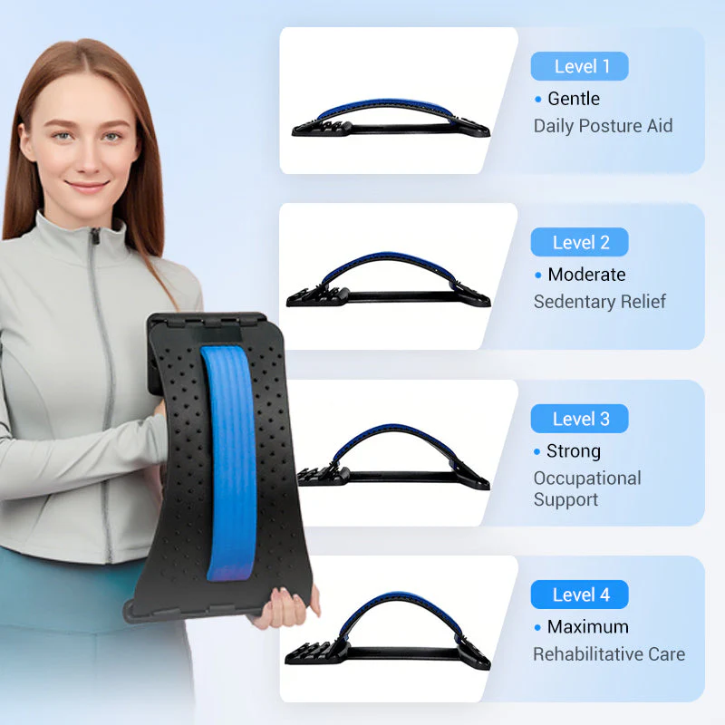 🎁2026 New Arrivals 40% OFF💥Magnetic Lumbar Stretcher – Acupressure Massage, Portable Design & Relieves Back Pain ✨