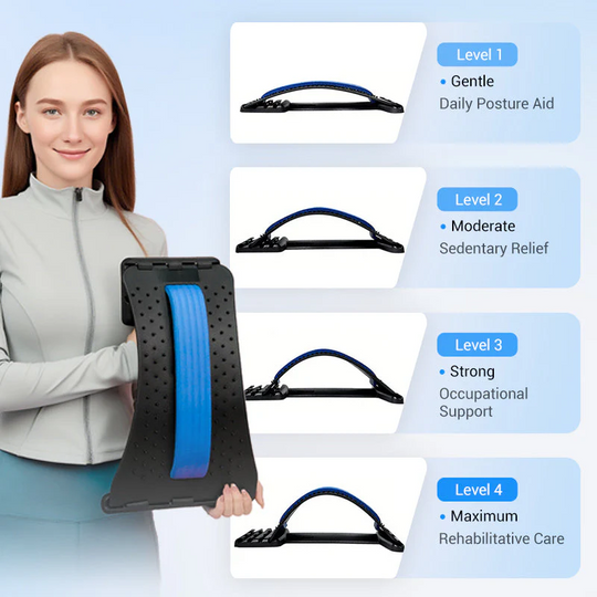 🎁2026 New Arrivals 40% OFF💥Magnetic Lumbar Stretcher – Acupressure Massage, Portable Design &amp; Relieves Back Pain ✨