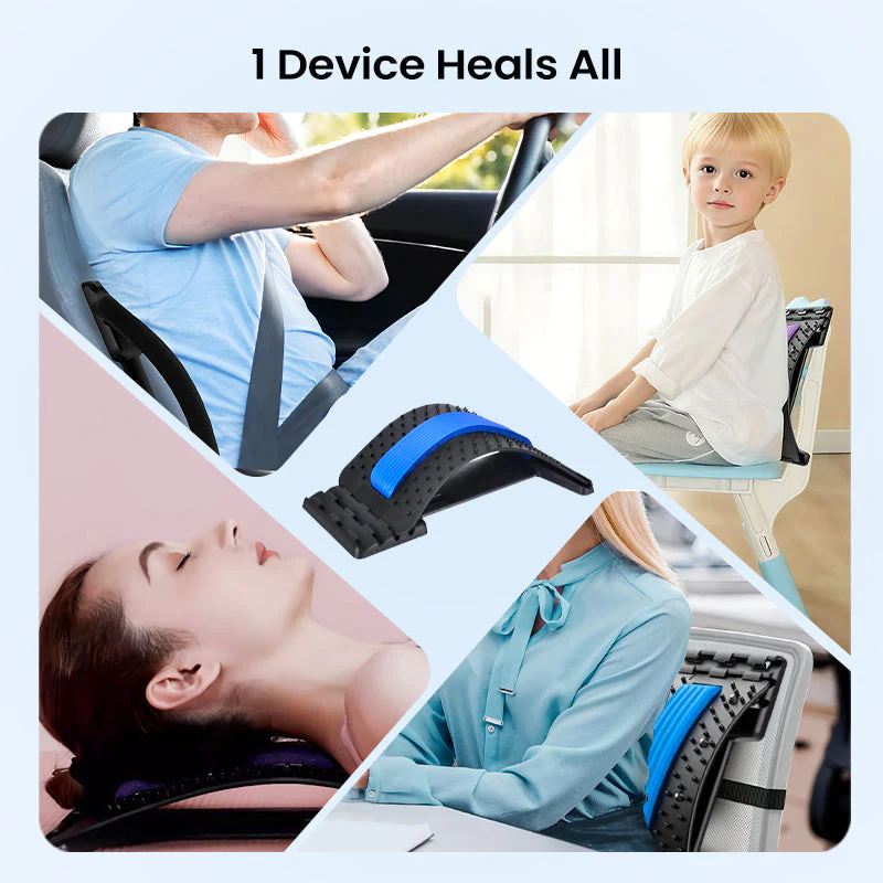 🎁2026 New Arrivals 40% OFF💥Magnetic Lumbar Stretcher – Acupressure Massage, Portable Design & Relieves Back Pain ✨