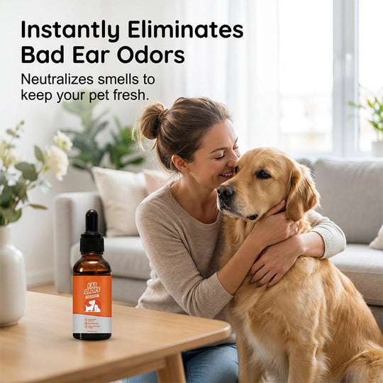 🔥2026 Hot Sale 30% OFF✨🐶🐱Natural Dog &amp; Cat Ear Drop for Itching &amp; Wax Build-Up