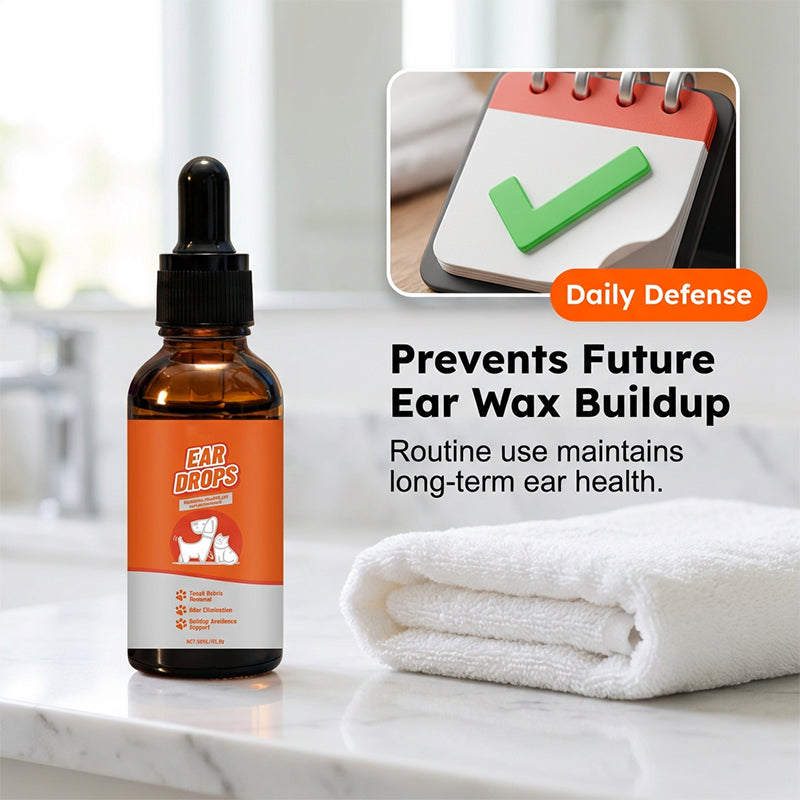 🔥2026 Hot Sale 30% OFF✨🐶🐱Natural Dog &amp; Cat Ear Drop for Itching &amp; Wax Build-Up