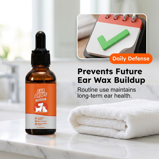 🔥2026 Hot Sale 30% OFF✨🐶🐱Natural Dog &amp; Cat Ear Drop for Itching &amp; Wax Build-Up