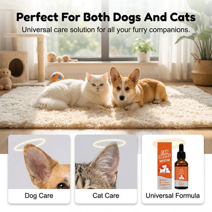 🔥2026 Hot Sale 30% OFF✨🐶🐱Natural Dog & Cat Ear Drop for Itching & Wax Build-Up