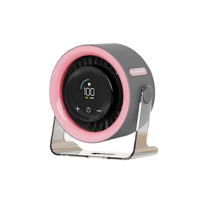 [Heatwave Essential] Desk Fan with LED Display USB Powered Portable 100 Speeds 120&
