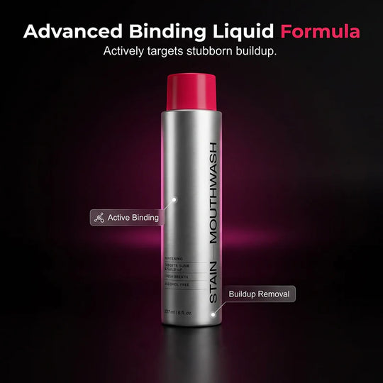 🔥2026 SALE -Advanced Stain-Lifting Whitening Mouthwash: Visible Debris Removal &amp; Fresh Breath