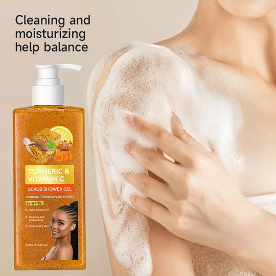 Moisturizing &amp; Brightening Turmeric Shower Gel