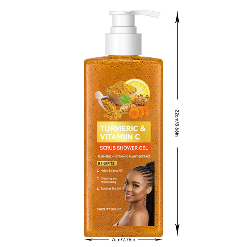 Moisturizing &amp; Brightening Turmeric Shower Gel