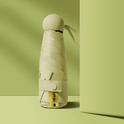 Dual-Purpose Portable Capsule Umbrella
