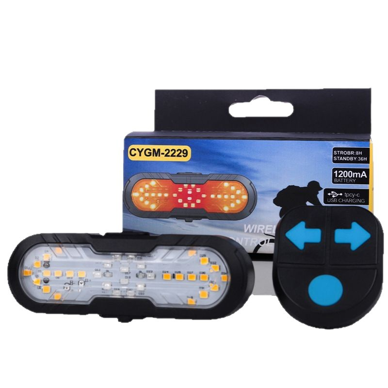 🚲 LIMITED‑TIME 40% OFF! 💡 Smart Bike Safety Light with Wireless Remote – Multi‑Mode, USB‑Rechargeable, Safe ✨