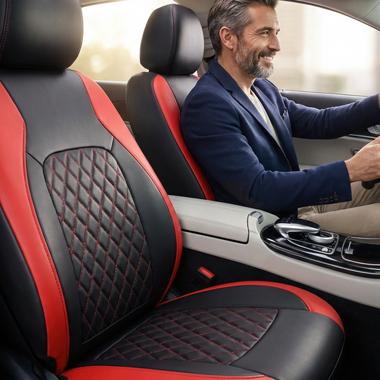 2026 Sale — Over 24,000 Sold!🏆 9-Piece Leather Car Seat Cover Set – Luxury &amp; Protection