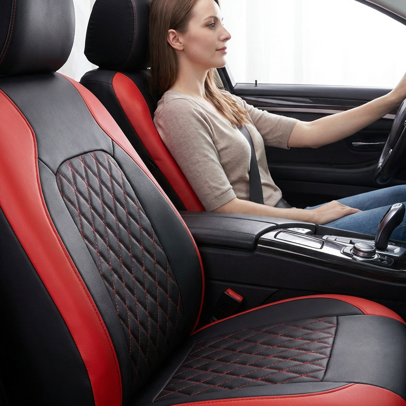 2026 Sale — Over 24,000 Sold!🏆 9-Piece Leather Car Seat Cover Set – Luxury &amp; Protection
