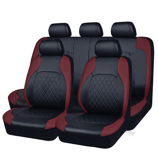 2026 Sale — Over 24,000 Sold!🏆 9-Piece Leather Car Seat Cover Set – Luxury &amp; Protection