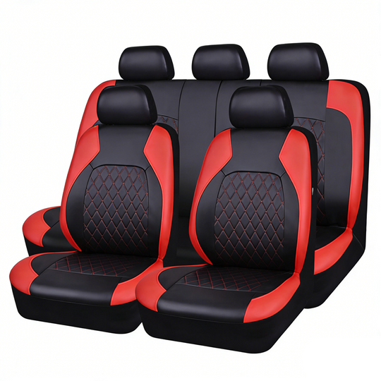 2026 Sale — Over 24,000 Sold!🏆 9-Piece Leather Car Seat Cover Set – Luxury &amp; Protection