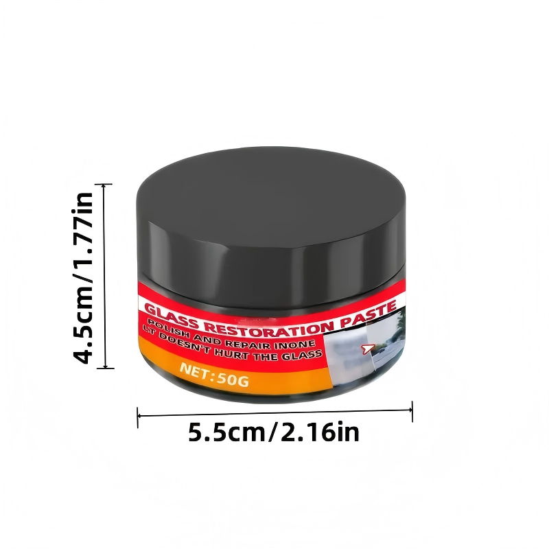 ✨Car Glass Scratch Repair Paste with Sponge
