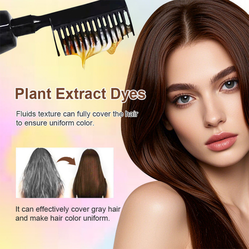 🔥Last Day Sale 40% OFF!🎉3-in-1 Hair Dye Comb