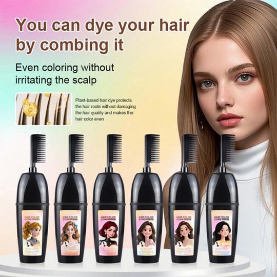 🔥Last Day Sale 40% OFF!🎉3-in-1 Hair Dye Comb