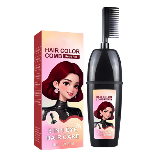 🔥Last Day Sale 40% OFF!🎉3-in-1 Hair Dye Comb