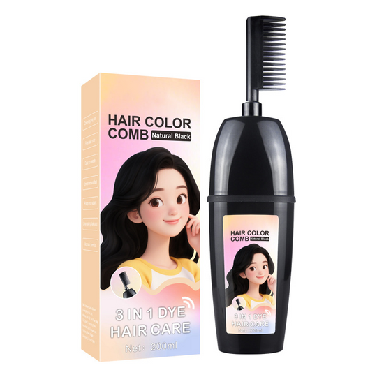 🔥Last Day Sale 40% OFF!🎉3-in-1 Hair Dye Comb