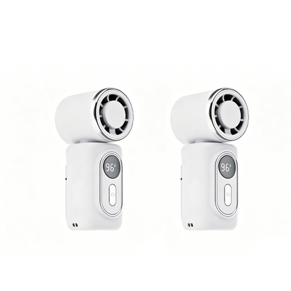 🏖️ 3000mAh USB Clip Fan – 360° Rotatable, Ultra-Portable🌬️| For Travel ✈️ Office 💼Kids 👶 | Clips Anywhere!