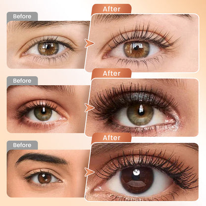💄 BUY 1 GET 1 FREE! ✨ Waterproof Fiber Mascara - Intense Length & Curl with Enriched Fibers for Clump-Free Volume All Day 🌟👁️