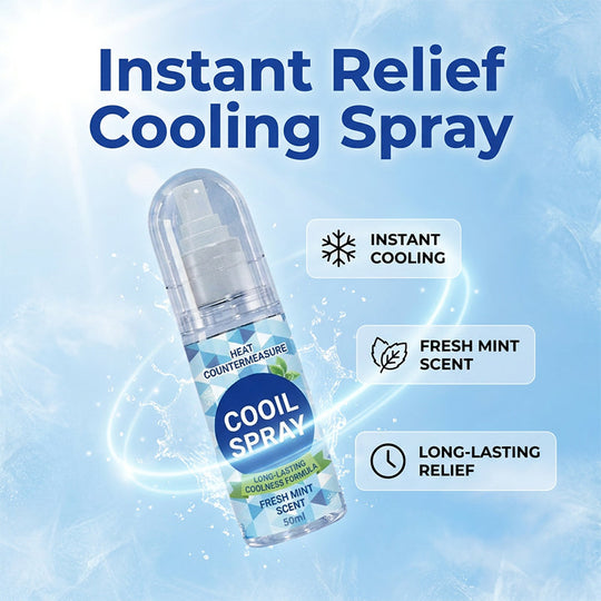🥳2026 HOT SALE🥳💞50K+ SOLD!❄️💨 Long‑Lasting Cooling Spray – Instant icy blast, minty fresh. Beat the heat in seconds. Perfect for summer days &amp; workouts! 🌞🧊