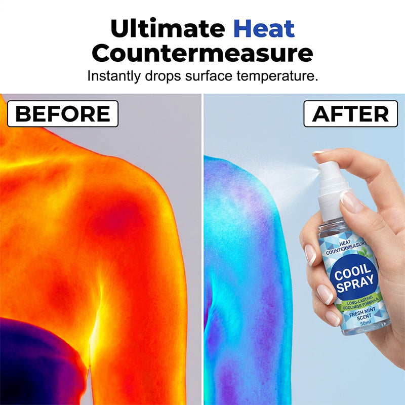 🥳2026 HOT SALE🥳💞50K+ SOLD!❄️💨 Long‑Lasting Cooling Spray – Instant icy blast, minty fresh. Beat the heat in seconds. Perfect for summer days &amp; workouts! 🌞🧊