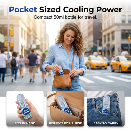 🥳2026 HOT SALE🥳💞50K+ SOLD!❄️💨 Long‑Lasting Cooling Spray – Instant icy blast, minty fresh. Beat the heat in seconds. Perfect for summer days &amp; workouts! 🌞🧊