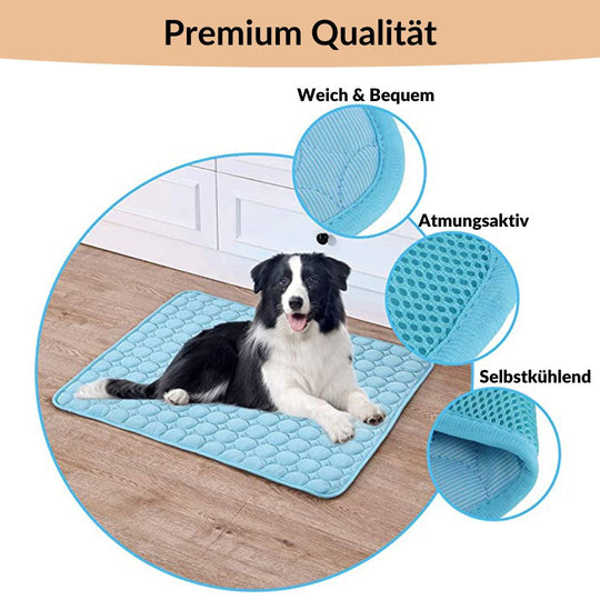 💥As low as £9.9! ❄️Give your furry friend a cool summer!🧊Pet Cooling Ice Silk Mat – Summer Cooling Pet Bed Pad for Dogs and Cats, Breathable Washable Sleeping Cushion for Indoor and Outdoor Use, Lightweight Cooling Crate and Sofa Pet Mat