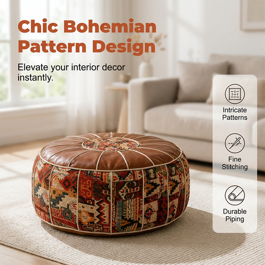 🎁2026 New Arrivals 🔥 50% OFF 🛋️ Multifunctional Storage Ottoman Pouf – Hidden Storage, Comfortable Seating &amp; Faux Leather Finish ✨