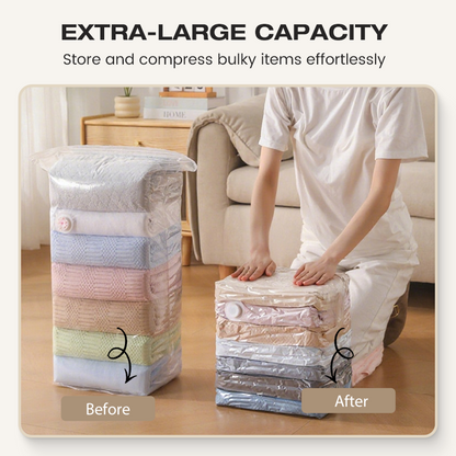 ⚽️🏆️World Cup Sale:50% OFF🎉70K+ SOLD! 🥳No-Pump Large Vacuum Storage Compression Bags