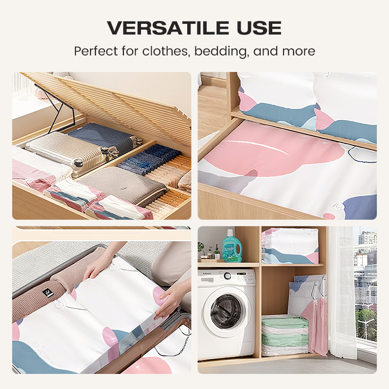 ⚽️🏆️World Cup Sale:50% OFF🎉70K+ SOLD! 🥳No-Pump Large Vacuum Storage Compression Bags