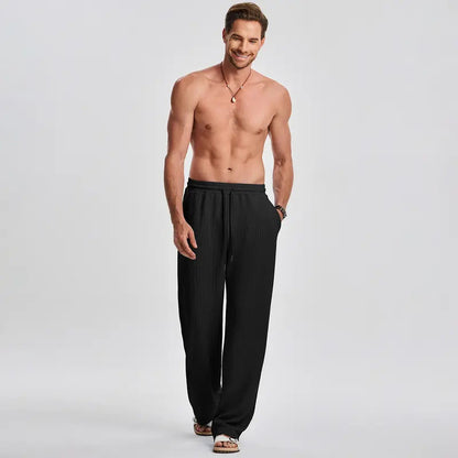 ⚽️🏆️World Cup Sale:40% OFF🎉70K+ SOLD! 🥳Men's Ribbed Sleeveless Tank Top & Pants 2-Piece Set