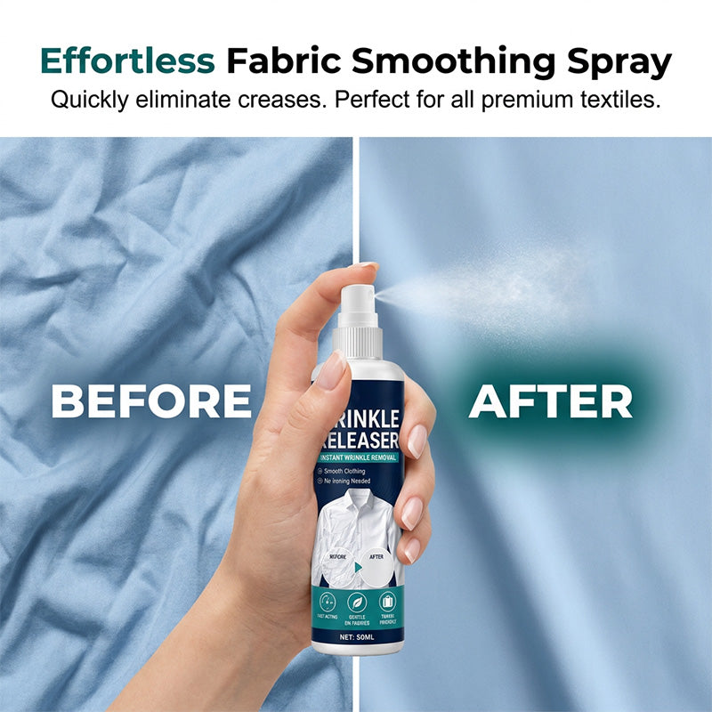 Instant wrinkle release – no iron, travel-ready, static-free &amp; fresh.