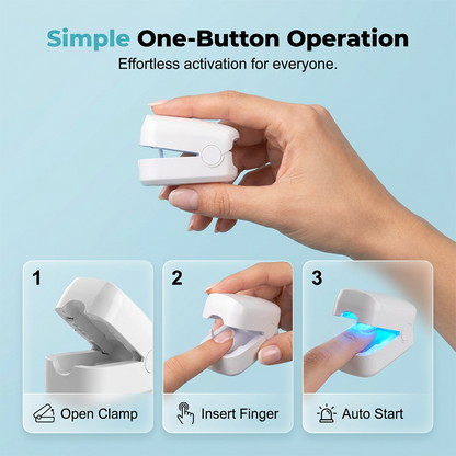🥳HOT SALE 2026🥳💞50,000+ SOLD!👵Portable blue light nail care device