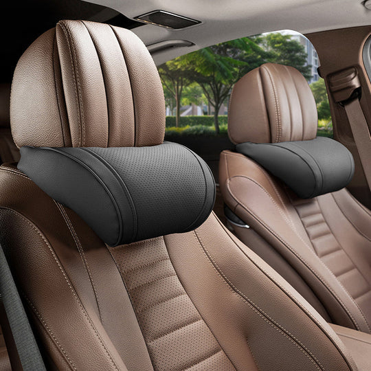 Ergonomic Headrest and Lumbar Support Set for Car Seats