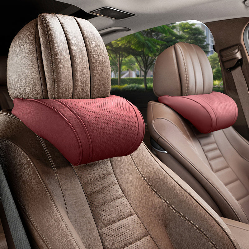 Ergonomic Headrest and Lumbar Support Set for Car Seats