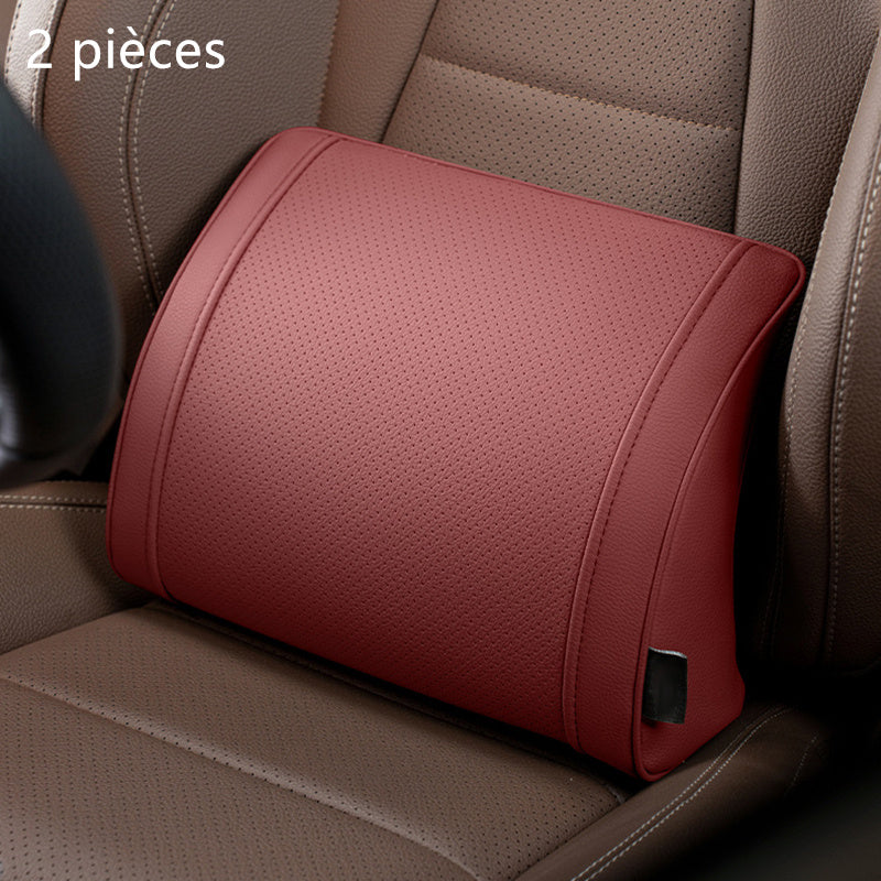 Ergonomic Headrest and Lumbar Support Set for Car Seats