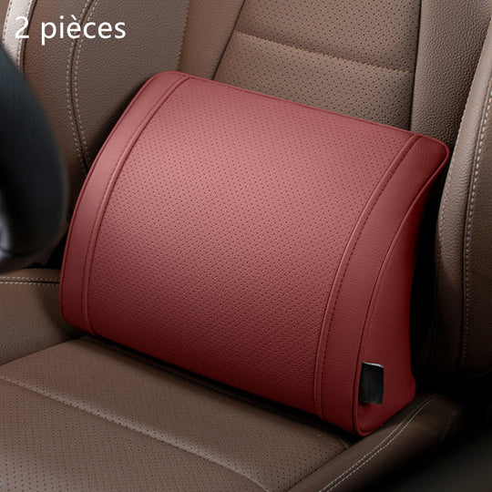 Ergonomic Headrest and Lumbar Support Set for Car Seats
