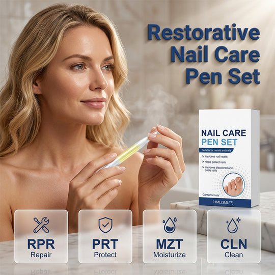 7-Piece Pen &amp; File Set for Discolored Nails