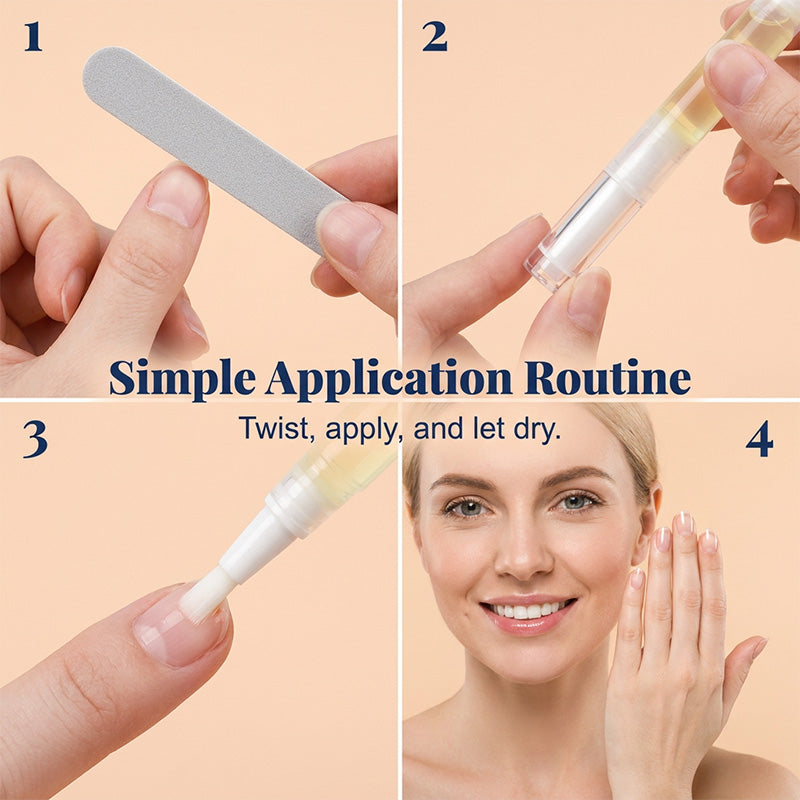 7-Piece Pen &amp; File Set for Discolored Nails