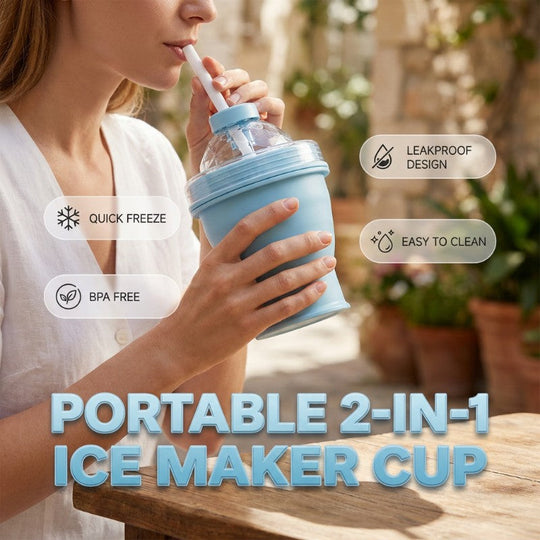 🏠 LIMITED-TIME ✨2-in-1 Collapsible Ice Ball Maker Cup