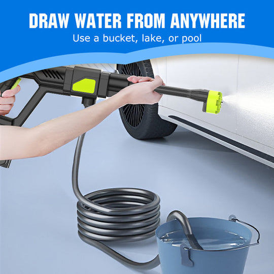 SEESE Cordless Pressure Washer and Single Port Charger Base, Bottle Portable Washer for Car,Home Cleaning &amp; Garden Watering