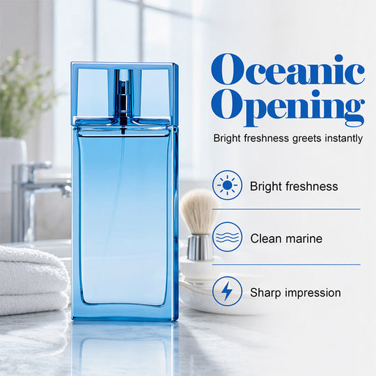 ⚡50K+ SOLD💕Eau de Parfum for Men 90 ml | Long Lasting Fresh Citrus &amp; Aquatic Perfume Spray | Arabic Luxury Fragrance for Him | Best Men’s Perfume Gift | Everyday Wear Masculine Scent