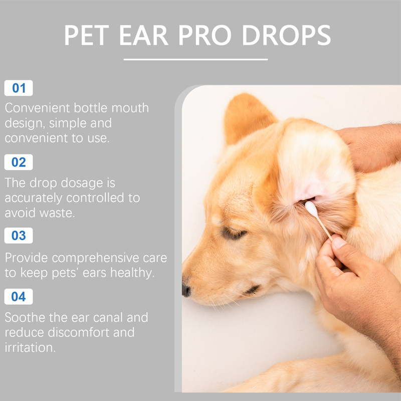 Pet Ear Pro Drops for Cats &amp; Dogs