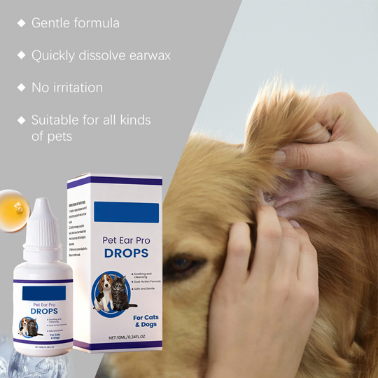Pet Ear Pro Drops for Cats &amp; Dogs