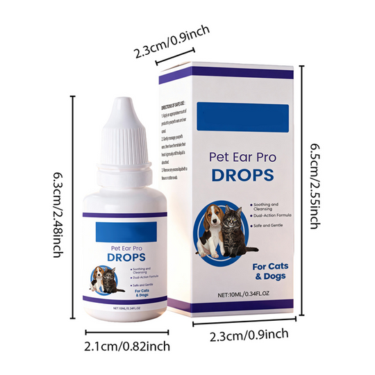 Pet Ear Pro Drops for Cats &amp; Dogs