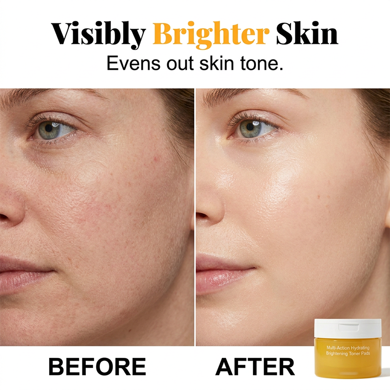 Multi-Action Hydrating Brightening Toner Pads
